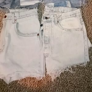 Vintage levi denim shorts